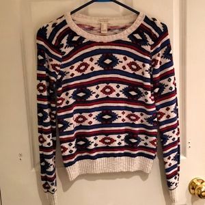 🔥 3 for $30 🔥 Forever 21 Geometric Knit Sweater